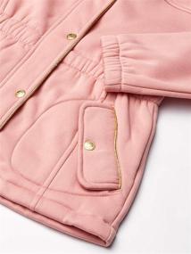 img 1 attached to 🧥 Stylish and Warm: Pink Platinum Girls' Fleece Anorak for the Perfect Winter Look