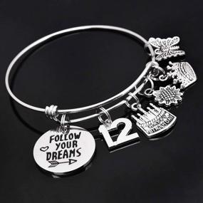 img 1 attached to 🎁 Birthday Gifts for Women Girls Bracelet, Happy Birthday Charm Bracelets for Women - 10th, 16th, 20th, 21st, 30th, 40th, 50th, 60th, 70th, 80th, 90th - Gifts for Mom, Daughter, Grandma, Wife - Jewelry Present