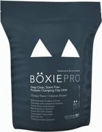 🐾 boxiepro deep clean, odor control, probiotic clumping cat litter - clay formula - cleaner home - ultra clean litter box, probiotic powered odor control, hard clumping litter, low dust logo