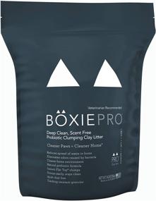 img 4 attached to 🐾 BoxiePro Deep Clean, Odor Control, Probiotic Clumping Cat Litter - Clay Formula - Cleaner Home - Ultra Clean Litter Box, Probiotic Powered Odor Control, Hard Clumping Litter, Low Dust