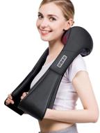 🌞 sunanth shiatsu back and neck massager: heat, deep tissue massage for ultimate pain relief at home, office and car logo