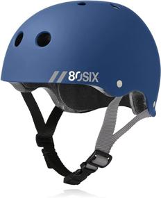 img 4 attached to 80Six сертифицированный шлем для скутера среднего размера