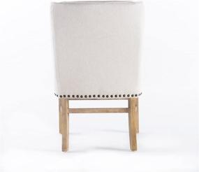 img 1 attached to 🪑 Natural Fabric Dining Chair by Christopher Knight Home