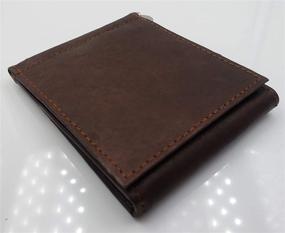 img 1 attached to 🐮 Cowhide Wallets: The Ultimate Trifold Bifold Double Wallets