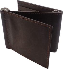 img 4 attached to 🐮 Cowhide Wallets: The Ultimate Trifold Bifold Double Wallets