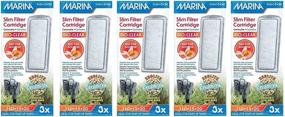 img 1 attached to 🐠 Hagen 15-Pack Marina Slim Aquarium Water Filter featuring Zeolite Plus Ceramic Cartridge