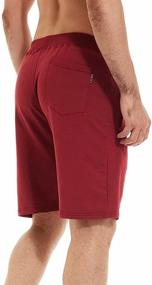 img 2 attached to Pdbokew Men's Cool Jogger Shorts - Stylish and Functional Athletic Pants with Zipper Pockets