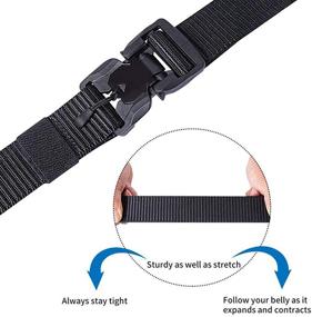 img 2 attached to Optimized Tactical Magnetic Release Buckle for Men's Belts and Accessories