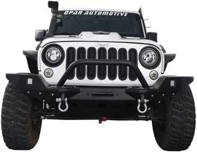 img 3 attached to 🚙 Enhance Your Jeep Wrangler JK’s Style with Hooke Road Matte Black Headlight Bezels & Trim!