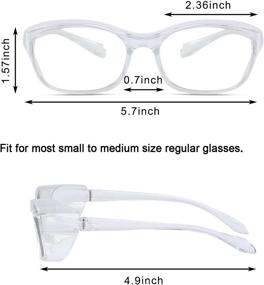 img 1 attached to Protective Scratch-Blocking 👓 Goggles: Enhanced Eye Safety