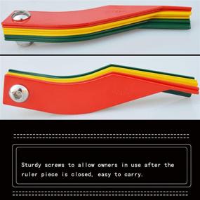 img 2 attached to 📏 Hedume 2 Pack Brake Lining Thickness Gauge: A Versatile 8-in-1 Car Automotive Brake Pad Measure Ruler Tool for Precise Feeler Lining Thickness Gauge