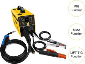 img 1 attached to MYYWELD 160A 3-in-1 MMA/MIG/LIFT TIG Welder Machine with IGBT Inverter – MIG Welder for Flux Core Gas/Gasless Welding, Wire Dia. 0.8-1.0mm, 2lbs Welding Wire Stick Welder at 220V
