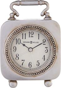 img 3 attached to ⏰ Enhanced Howard Miller Kegan Table Clock - Quartz Alarm Movement with Dial Light for Added Convenience