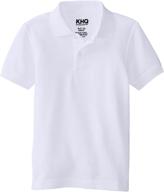 👕 boys' little short sleeve pique clothing by khq logo