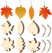 pieces unfinished thanksgiving ornament decoration logo