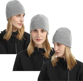 img 2 attached to XiFe Unisex Indoors Beanie Hairloss Outdoor Recreation for Hiking & Outdoor Recreation Clothing