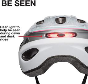 img 2 attached to 🚲 Illuminate your Ride with Bell Women's Glow Lighted Bike Helmet