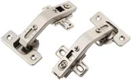 corner connect kitchen cabinet folded door hardware replacements - silverline lazy susan 135deg hinge face frame plate, 1 pair логотип