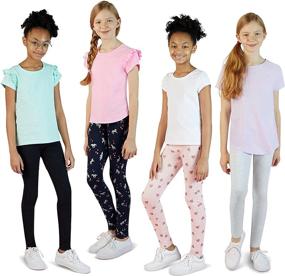 img 4 attached to 👖 VIGOSS Leggings: Stylish Patterns for Girls' Clothing and Stretchy Comfort