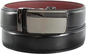 img 2 attached to 👔 Premium Genuine Leather Belt - Stylish Designer Men's Accessory for Belts
