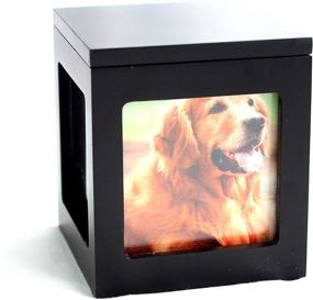 img 4 attached to 🐾 Heavenly Home Pet Keepsake Multiple Photo Cube Pet Urn - Preserve Memories with 1 to 4 Pictures - Cremation Memorial for Pet Lovers - Acrylic Glass Photo Protector - Resting Place for Beloved Cat or Dog