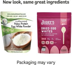 img 2 attached to 🥚 Judee’s Egg White Protein Powder: Fast Blending 2.2lb - 100% Non-GMO, Keto-Friendly, Dairy-Free, Soy-Free, Paleo-Friendly, Gluten-Free & Nut-Free - Made in USA