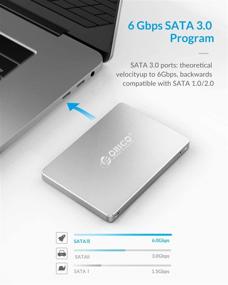 img 3 attached to ORICO mSATA/M.2 NGFF SSD (SATA Based) to 2.5-Inch SATA 💾 3 Aluminum External Hard Drive Enclosure Adapter Converter - MS2TS SSD Reader