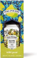 💩 poo-pourri до-того-как-вы-пойдете туалетный спрей, дикий аромат груши - 2 унции (1 упаковка) логотип