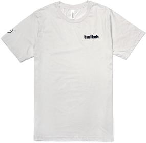 img 4 attached to 👕 Twitch Wordmark Hit T-Shirt for Men - Black Clothing and Shirts