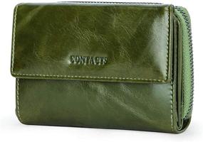img 4 attached to Hiram Genuine Leather Bi Fold Multiple