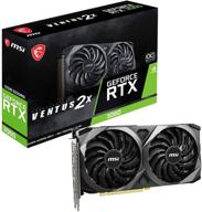 🎮 графический процессор msi gaming geforce rtx 3060 ventus 2x 12g oc - улучшенная производительность и эффективное охлаждение логотип