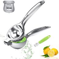 🍋 stainless steel manual lemon lime juicer - vkqolh metal hand squeezer for fruits, handheld citrus squeezer, perfect for kitchen juice making (m) logo