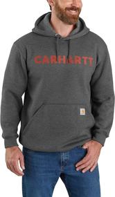 img 3 attached to Carhartt Loose Midweight Graphic Sweatshirt Men's Clothing and Active