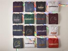 img 1 attached to Carhartt Loose Midweight Graphic Sweatshirt Men's Clothing and Active
