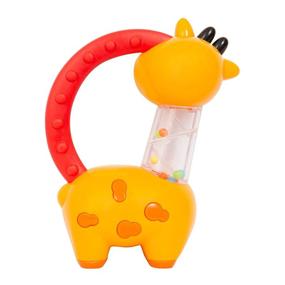 img 1 attached to 🦒 Enhance Your Baby's Development with Smart Steps Jerry Giraffe Rattle and Teether