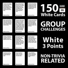 img 1 attached to 🎉 NSFW Fun Party Card Game - Blackout Trivia Игра от Do or Drink - Идеально подходит для колледжа, кемпинга, 21-летия, вечеринок - Забавно для мужчин и женщин