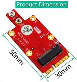 img 3 attached to 📶 Адаптер 5G M.2 Key B к Mini PCI-E с двумя слотами под Nano SIM-карты для модулей 3G/4G/5G - Timack
