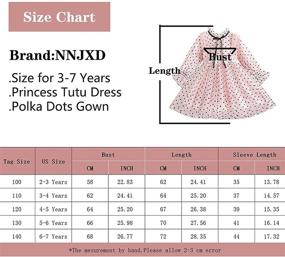 img 3 attached to 🌸 Stunning NNJXD Flower Girls Lace Princess Dress - Perfect for Parties, Pageants, and Summer Events