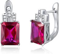 💎 captivating merthus womens 925 sterling silver created mystic rainbow topaz dangle earrings - sparkle and shine! logo