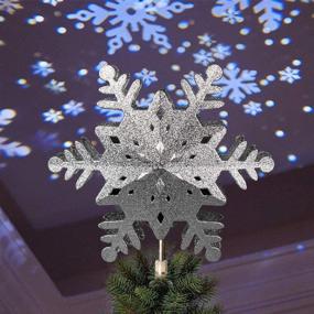 img 4 attached to Padoo Glittering Snowflake Snowflakes Decoration