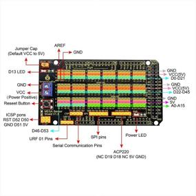 img 1 attached to Улучшите ваши проекты Arduino MEGA R3 2560 с платой-прототипом KEYESTUDIO MEGA Sensor Shield V1.