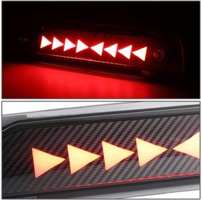 img 2 attached to 🚦 DNA Motoring 3D LED Bar Black Third Brake Light - Low Power Consumption, Arrowhead Line - Fits 02-08 Dodge Ram 1500, 03-09 Dodge Ram 2500 3500 - Compatible with DRM02-3D-T4-LED-BK