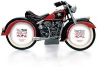 all american motorcycle enthusiast photo frame by burton & burton логотип