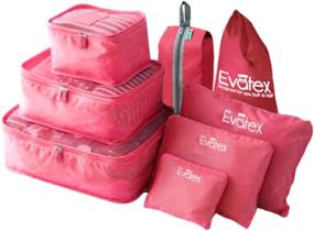 img 4 attached to 🧳 Ultimate Organization with Evatex Waterproof Cosmetic Packing Cubes