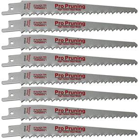 img 4 attached to 🪚 Efficient 6-Inch Wood Cutting & Pruning Saw Blades for Reciprocating/Sawzall Saws - 8 Pack