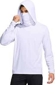 img 4 attached to TSLA Sleeve Hoodie Outdoor Protection Men's Clothing and Active