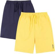 🩳 americloud drawstring athletic pockets black x large boys' shorts - premium comfort and style logo