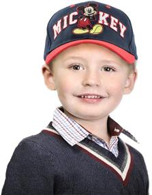 img 3 attached to 🧢 Disney Toddler Mickey Mouse Baseball Hat for Boys Ages 2-4, Kids Cap, Washed Sunhat