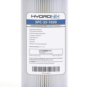 img 1 attached to Premium Hydronix SPC 25 1020 Polyester Pleated Filter for Optimal Filtration Efficiency