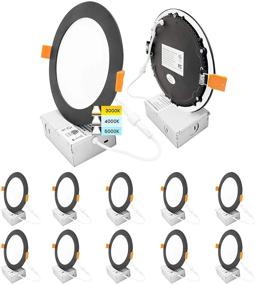 img 4 attached to 💡 Versatile Dimmable Recessed Junction with 3000K, 4000K, and 5000K Color Temperature Options